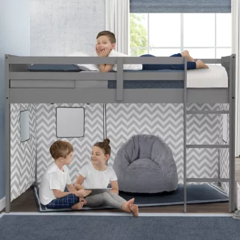 Chevron Tent for Twin Loft Bed - Bed Sold Separately