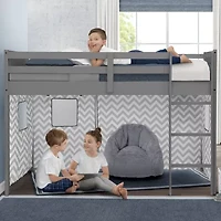 Chevron Tent for Twin Loft Bed - Bed Sold Separately