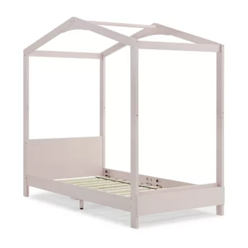 The Poppy House Kids Twin Canopy Bed