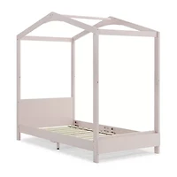 The Poppy House Kids Twin Canopy Bed