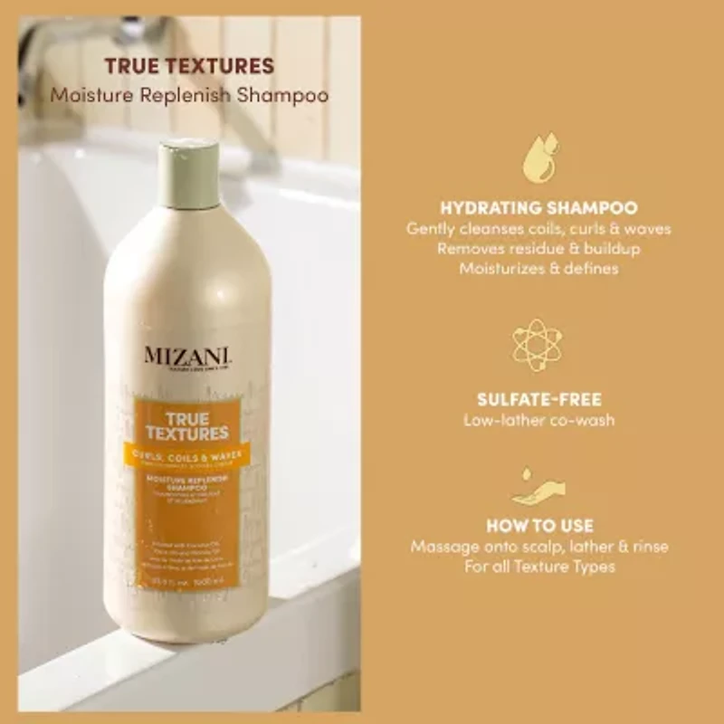 Mizani True Texture Moisture Replenish Liter Shampoo