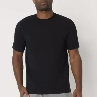 Stafford Super Soft Mens Crew Neck Short Sleeve Pajama Top