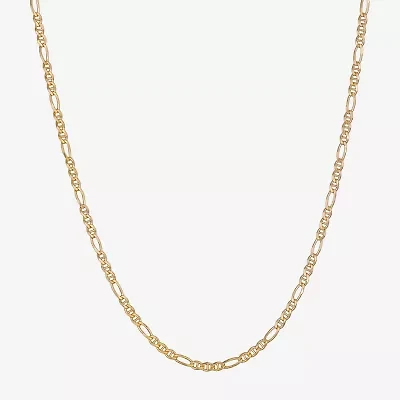 Made in Italy Unisex Adult 14K Gold 20 Inch Link Chain Necklace