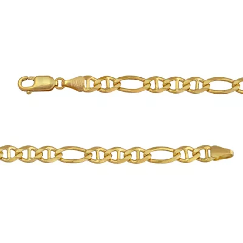 Made in Italy Unisex Adult 14K Gold 22 Inch Link Chain Necklace