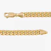 Made in Italy Unisex Adult 14K Gold 24 Inch Cuban Chain Necklace