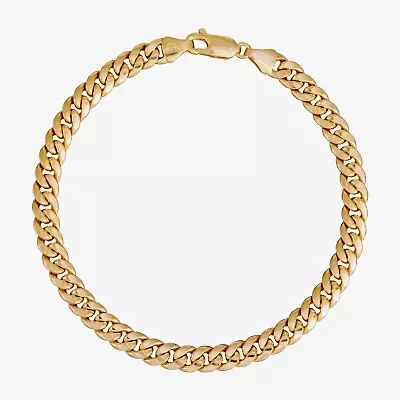 Made in Italy Unisex Adult 14K Gold 24 Inch Cuban Chain Necklace