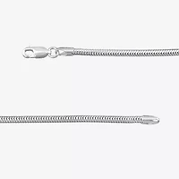 Made in Italy Womens Sterling Silver 20 Inch Snake Chain Necklace