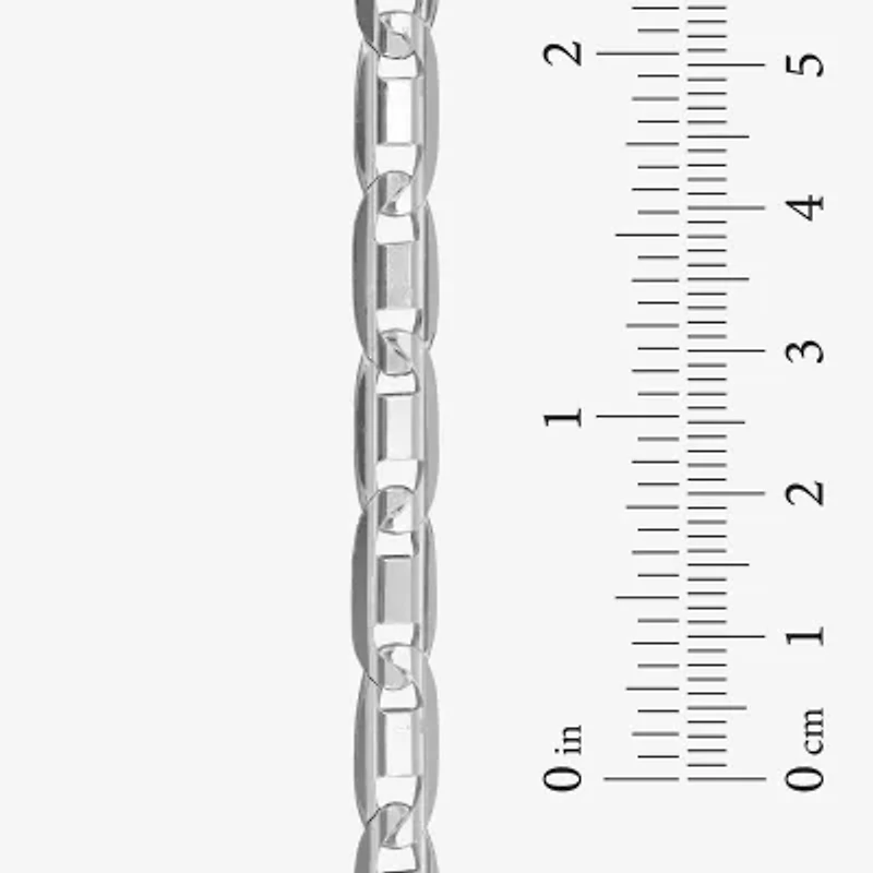 Made in Italy Unisex Adult Sterling Silver 22 Inch Valentino Chain Necklace