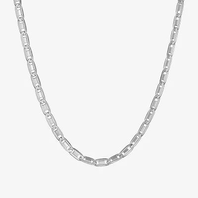 Made in Italy Unisex Adult Sterling Silver 22 Inch Valentino Chain Necklace