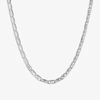 Made in Italy Unisex Adult Sterling Silver 22 Inch Valentino Chain Necklace