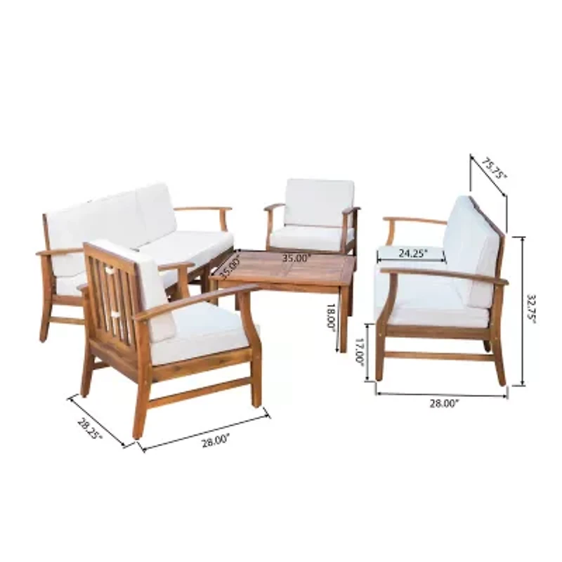 Perla 5-pc. Conversation Set