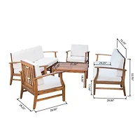 Perla 5-pc. Conversation Set