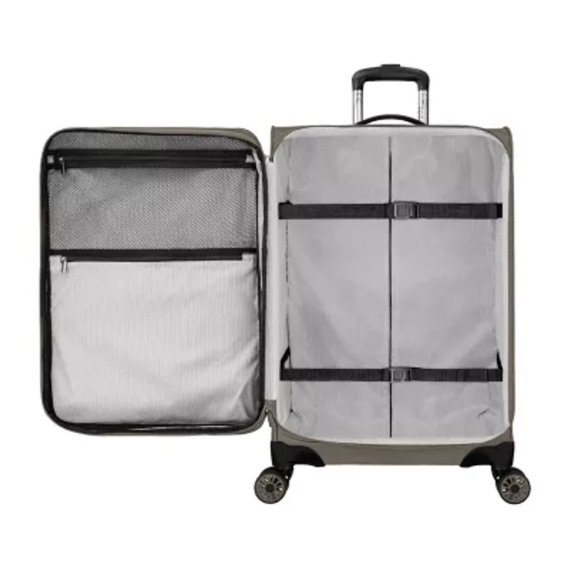 Total Travelware Charleston Inch Softside Expandable Lightweight Checked Spinner Luggage