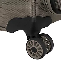 Total Travelware Charleston 20 Inch Softside Expandable Lightweight Carry-On Spinner Luggage