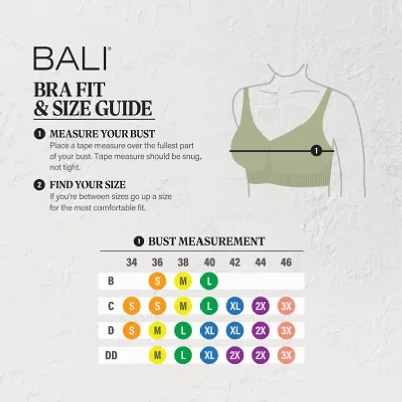 Bali Comfort Revolution® Comfortflex Fit® Shaping Seamless Wireless Full Coverage Bra-3488