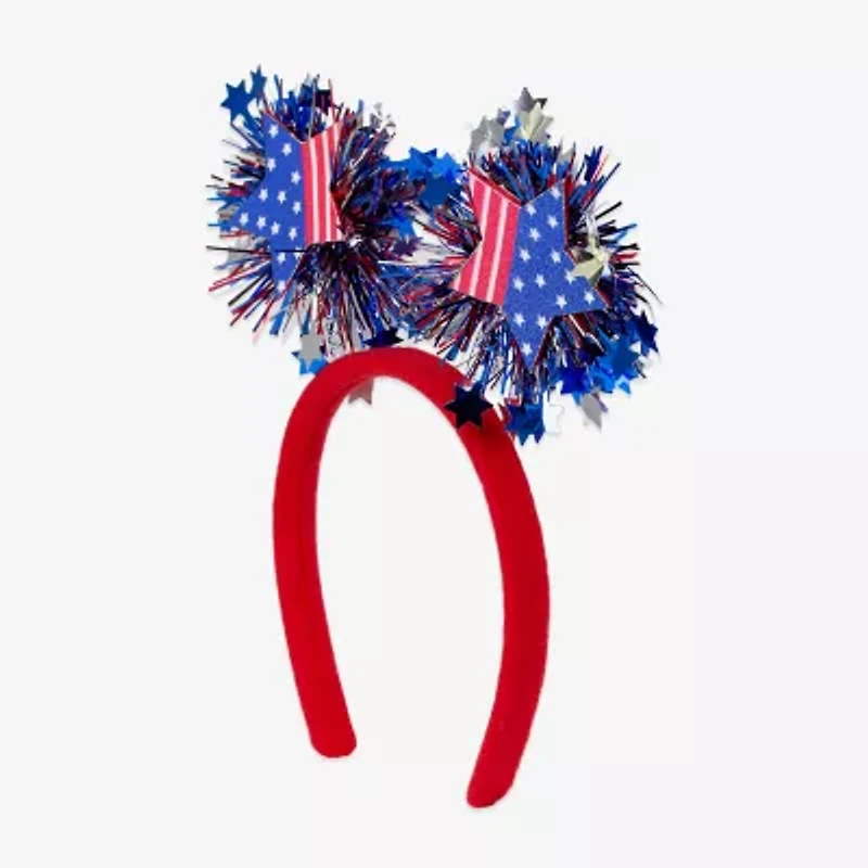Mixit Patriotic Usa Flag Star Antlers Headband