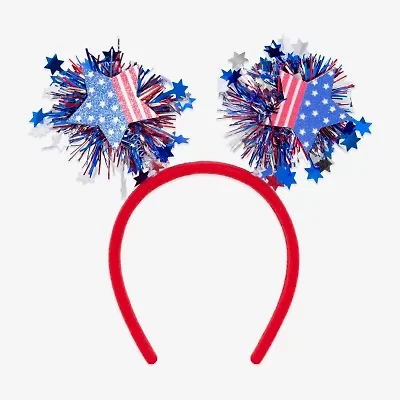 Mixit Patriotic Usa Flag Star Antlers Headband