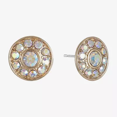 Monet Jewelry Glass 10mm Round Stud Earrings