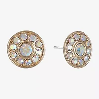 Monet Jewelry Glass 10mm Round Stud Earrings