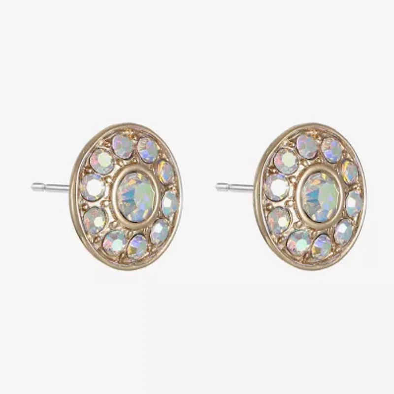 Monet Jewelry Glass 10mm Round Stud Earrings