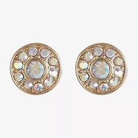 Monet Jewelry Glass 10mm Round Stud Earrings