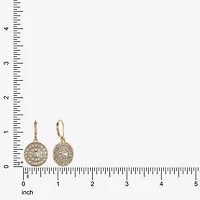Monet Jewelry Womens Glass Round Drop Earrings