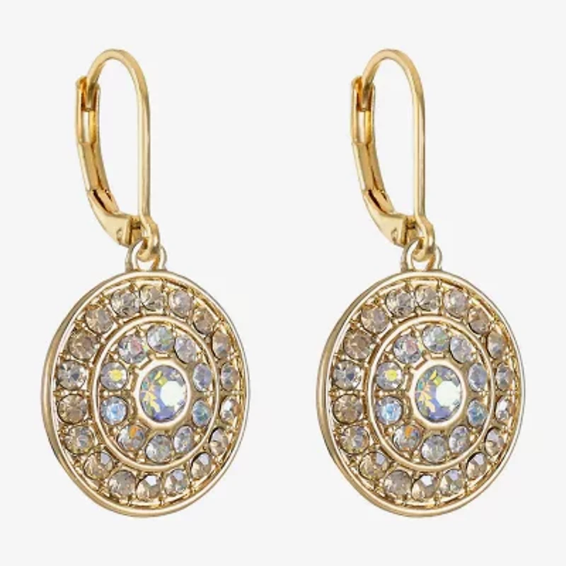 Monet Jewelry Womens Glass Round Drop Earrings