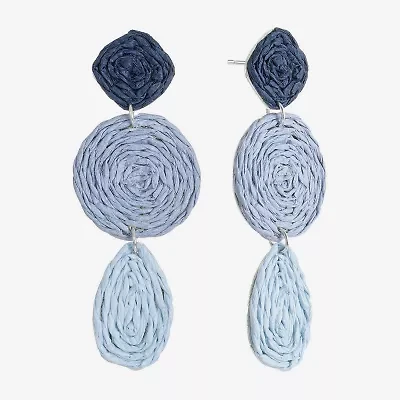 Liz Claiborne Womens Hypoallergenic Drop Earrings