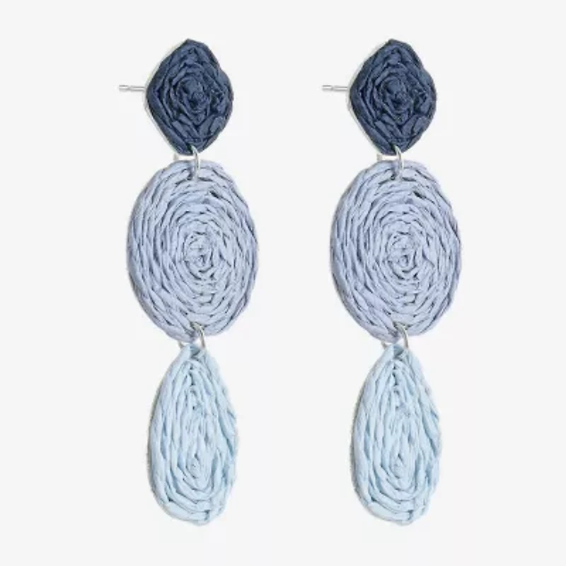 Liz Claiborne Womens Hypoallergenic Drop Earrings