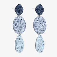 Liz Claiborne Womens Hypoallergenic Drop Earrings