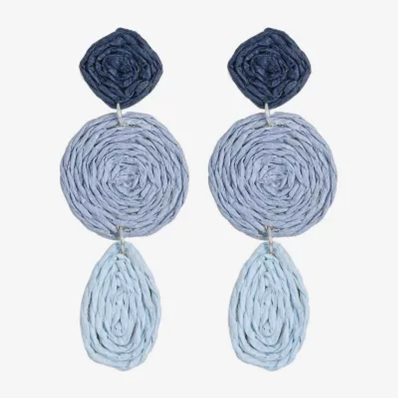 Liz Claiborne Womens Hypoallergenic Drop Earrings