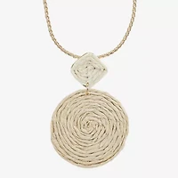 Liz Claiborne Womens Inch Pendant Necklace