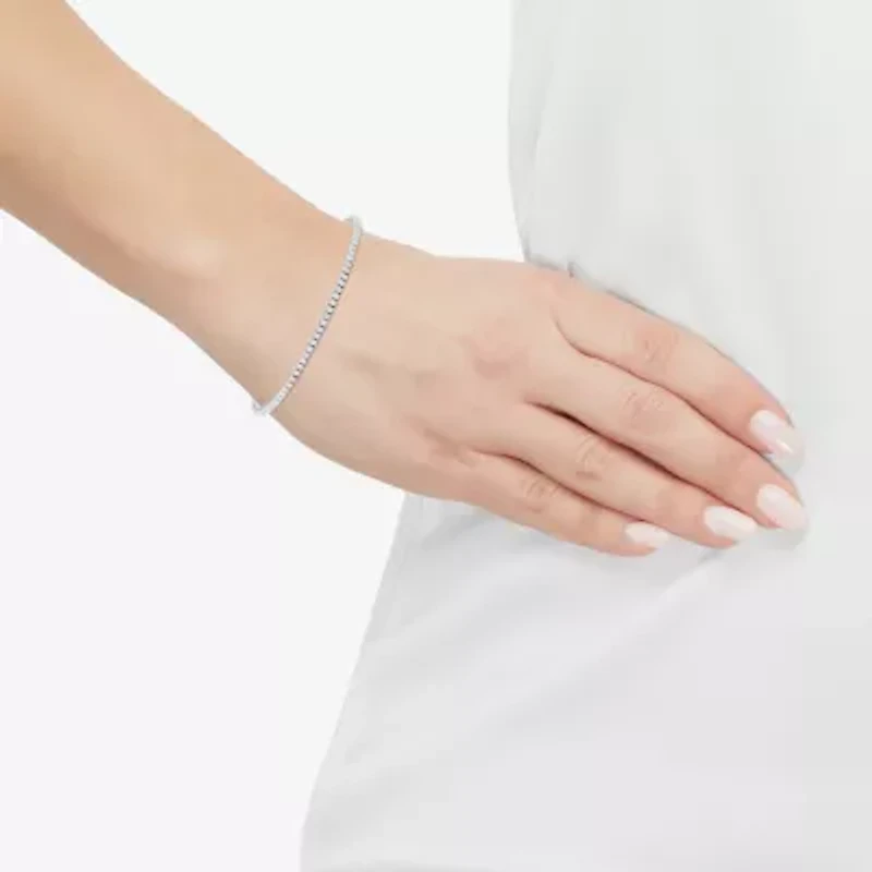 Limited Quantities! Womens 1 CT. T.W. Natural White Diamond 14K Gold 7 Inch Tennis Bracelet