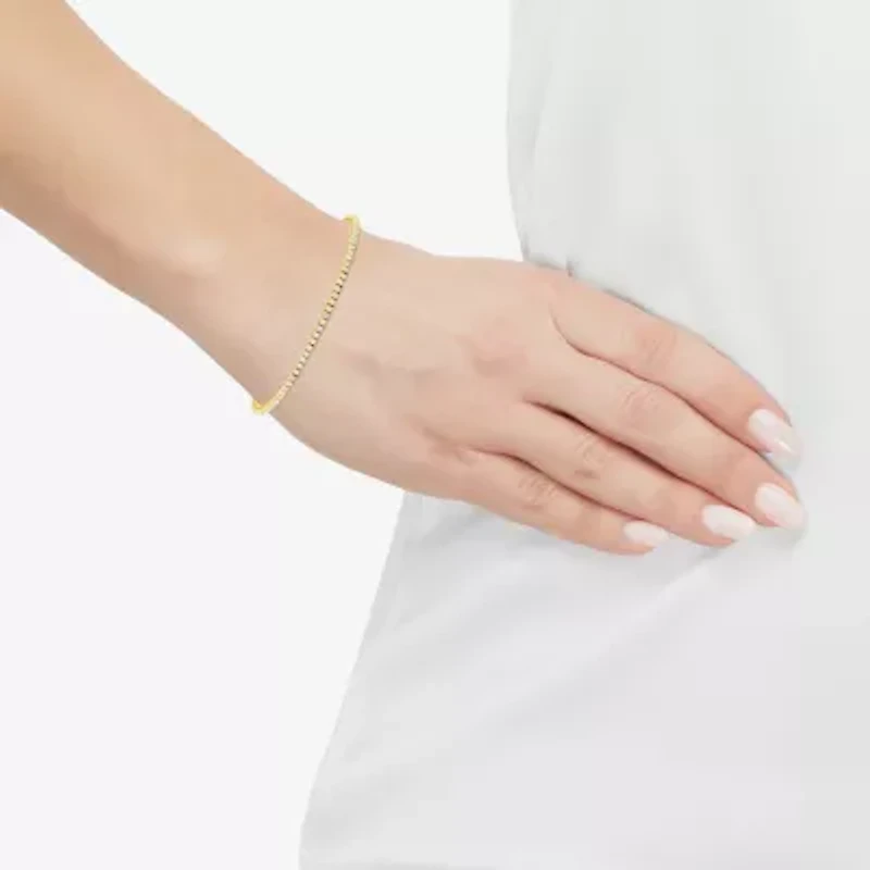 Limited Quantities! Womens 1 CT. T.W. Natural White Diamond 14K Gold 7 Inch Tennis Bracelet