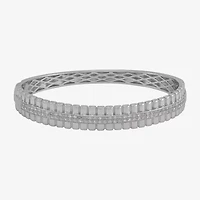 Limited Quantities! Womens 1/2 CT. T.W. Natural White Diamond Sterling Silver Bangle Bracelet