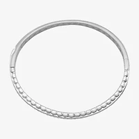 Limited Quantities! Womens 1/2 CT. T.W. Natural White Diamond Sterling Silver Bangle Bracelet