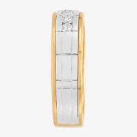 Limited Quantities! Mens 1/2 CT. T.W. Natural White Diamond 10K Two Tone Gold Fashion Ring