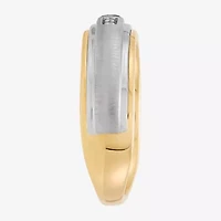 Limited Quantities! Mens 1/5 CT. Natural Multi Color Diamond 10K Two Tone Gold Fashion Ring