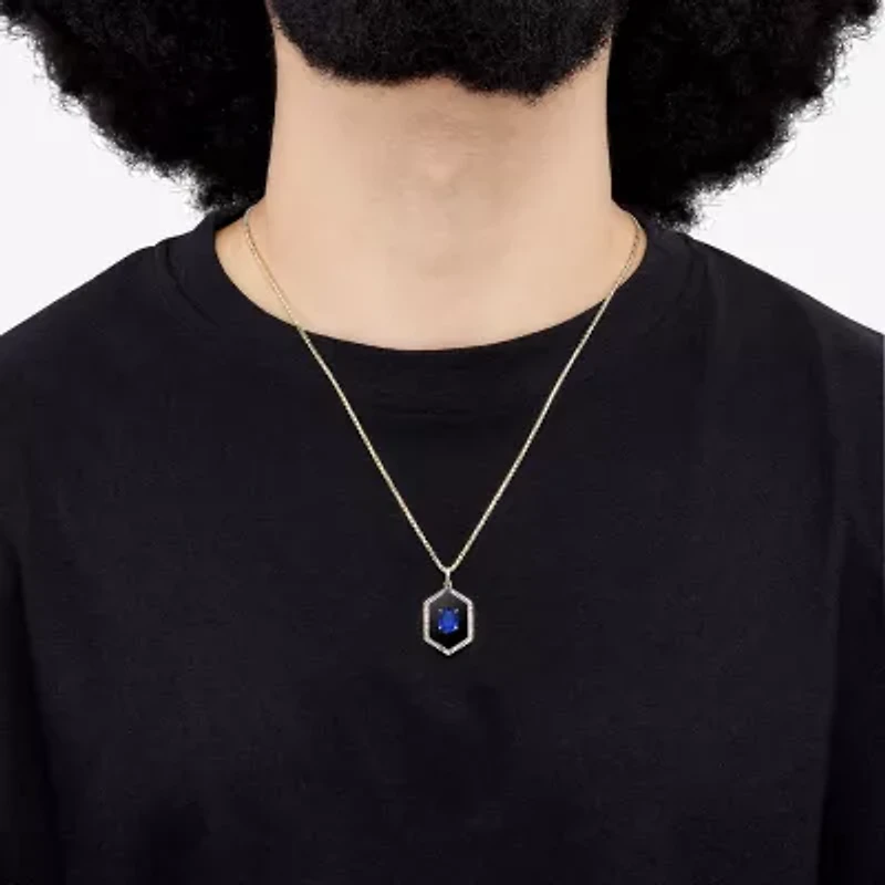 Limited Quantities! Womens Genuine Black Onyx 10K Gold 22 Inch Pendant Necklace