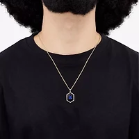 Limited Quantities! Womens Genuine Black Onyx 10K Gold 22 Inch Pendant Necklace