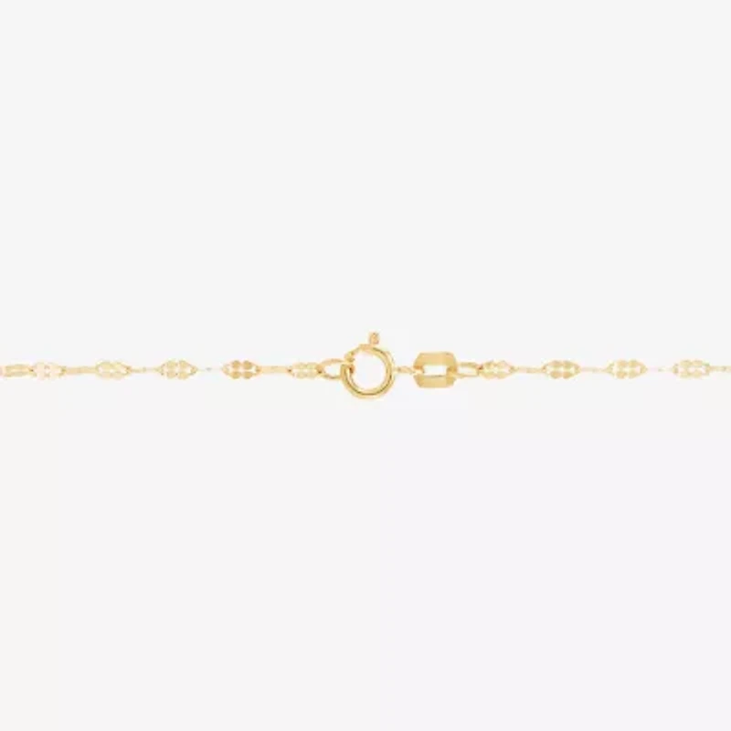 Limited Quantities! Womens White Cultured Freshwater Pearl 14K Gold 18 Inch Pendant Necklace