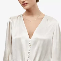 Limited Quantities! Womens White Cultured Freshwater Pearl 14K Gold 18 Inch Pendant Necklace