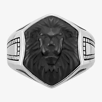Limited Quantities! Mens Genuine Black Onyx Sterling Silver Fashion Ring