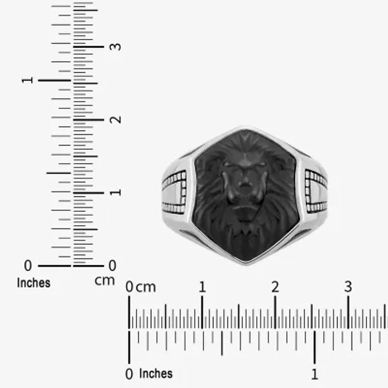 Limited Quantities! Mens Genuine Black Onyx Sterling Silver Fashion Ring