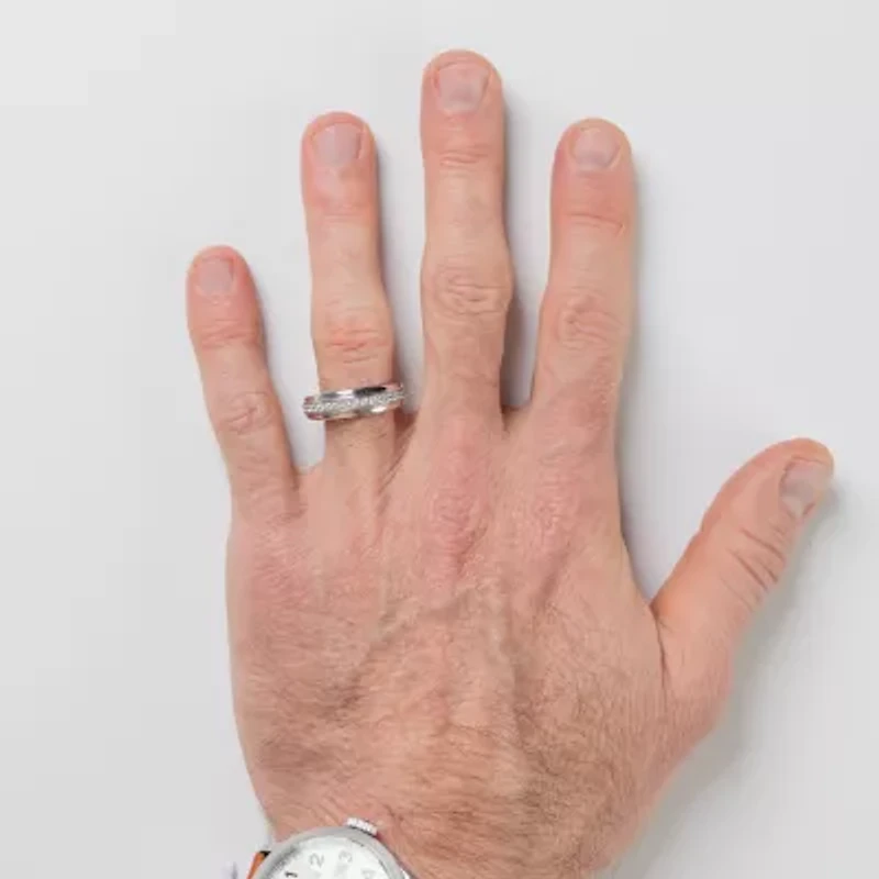 F /Vs2) Unisex Adult 2 CT. T.W. Lab Grown White Diamond 10K Gold Side Stone Wedding Bridal Set