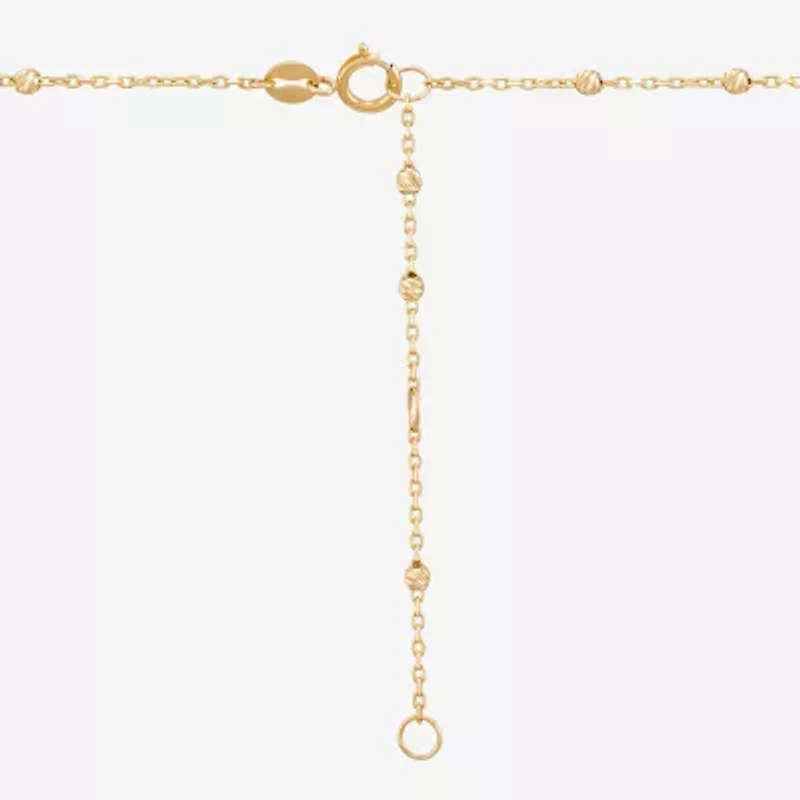 Womens 10K Gold 18 Inch Chain Necklace