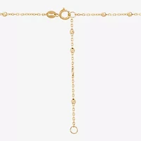 Womens 10K Gold 18 Inch Chain Necklace
