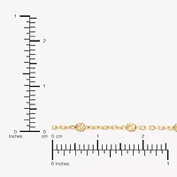 Womens 10K Gold 18 Inch Chain Necklace