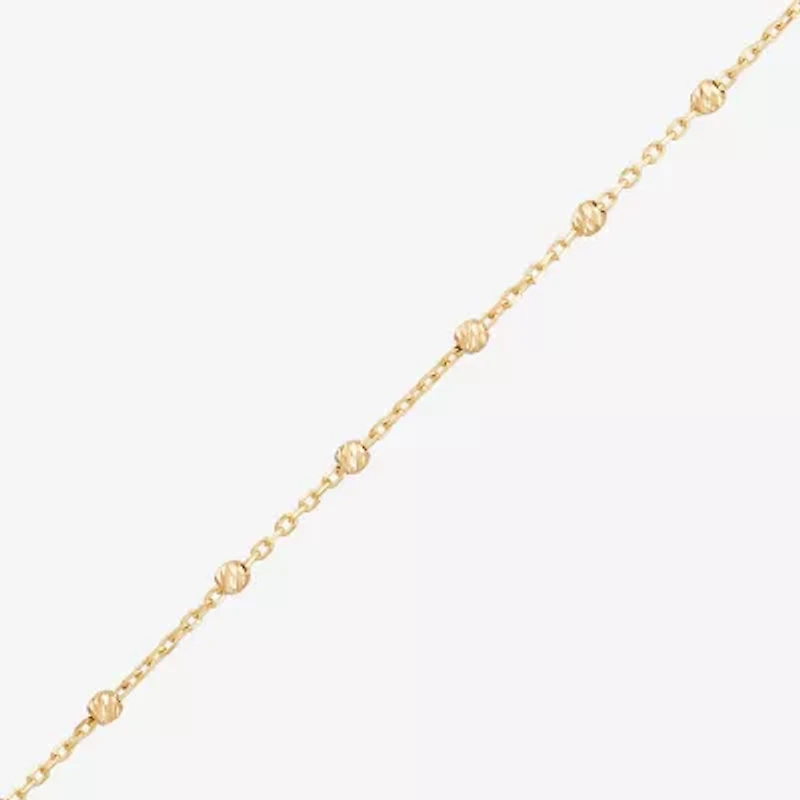 Womens 10K Gold 18 Inch Chain Necklace