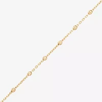 Womens 10K Gold 18 Inch Chain Necklace